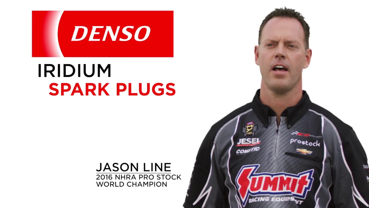 "Win" - DENSO Iridium Spark Plugs -  NHRA Champion Jason Line