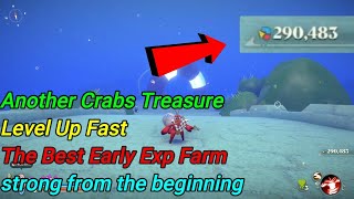 🕹️Another Crabs Treasure 🎮Level Up Fast 😁The Best Early Exp Farm 😄be strong from the beginning😎 screenshot 5