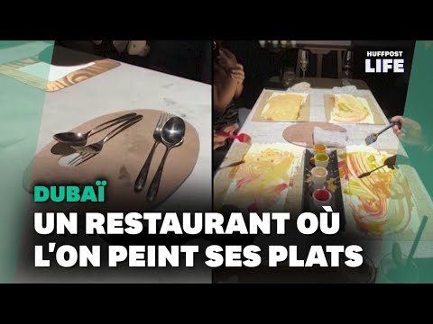 Dans ce restaurant de Dubaï, il est possible de déguster des œuvres d’art