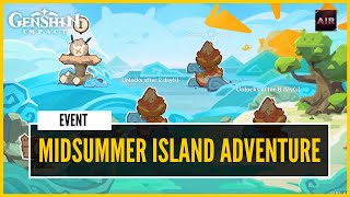 Genshin Impact - Midsummer Island Adventure  Event Breakdown [Patch 1.6 Event]