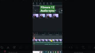 Filmora 12 Audio Sync #shorts
