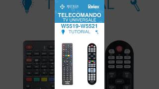 Tutorial telecomando universale W5519 W5521 - WETECH screenshot 1