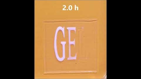 "GEL" hydrogel sequential disappearance