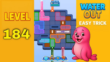 Water Out Puzzle Level 184 – Easy Solutions