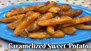 HOW TO COOK CAMOTE CUE EASY STEPS | FILIPINO STREET FOOD | MICHELLE PEREZ COOKS