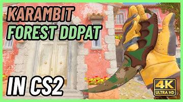 ★ CS2 Karambit Forest DDPAT | CS2 Knife In-Game Showcase [4K]