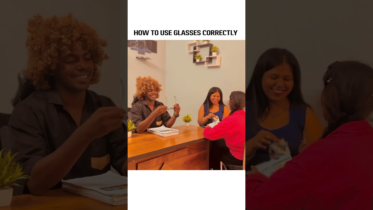 How To Use Glasses Correctly Viral Shorts #shorts #memes #Shorts #OonoDude