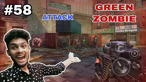 ZOMBIE FIRE 3D GAMEPLAY || GREEN ZOMBIE ATTACK 