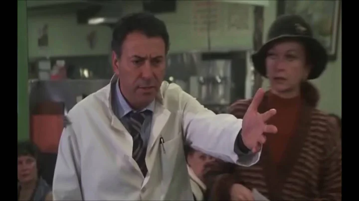 The In-laws (1979) Alan Arkin & Peter Falk, cafete...