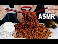 ASMR BLACK BEAN NOODLES +BOILED EGGS *BIG BITE ㅣ Eating Sounds Mukbang 먹방 ㅣ Elva-ASMR