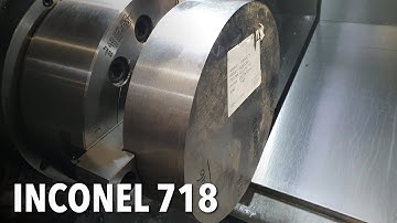 Turning INCONEL 718 with round RCMT12 SECO insert (Waveform turning)