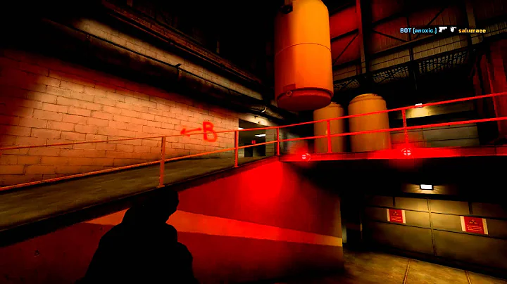 CS:GO ACE(1v5) on de_nuke using a BOT.