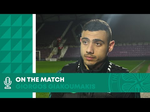 Giorgos Giakoumakis On The Match | Hearts 1-2 Celtic