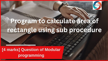QBASIC program to calculate Area of rectangle  using sub procedure