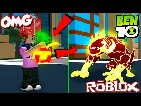 Epic New Lava Omnitrix Random Aliens Glitch Ben 10 Arrival Of Aliens Youtube - roblox mod ben 10 how to get robux with roblox gift card
