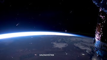 Watch Comet NEOWISE Rise From Other Side of Planet Aboard ISS