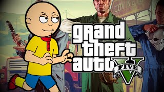 Caillou Travels Into The Grand Theft Auto V Game And Gets Grounded