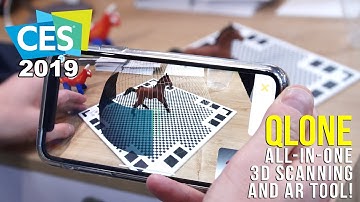 QLONE All in One 3D Scanning and AR App at CES 2019!