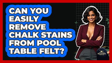 Can You Easily Remove Chalk Stains From Pool Table Felt? - Billiards Hustlers