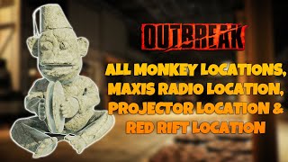Main Outbreak Easter Egg - Collateral Locations (Monkey, Radio, Projector & Red Rift Location)