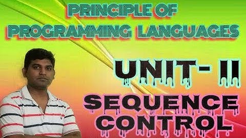 PPL12: Language Properties Sequence Control implicit & explicit sequence control in hindi