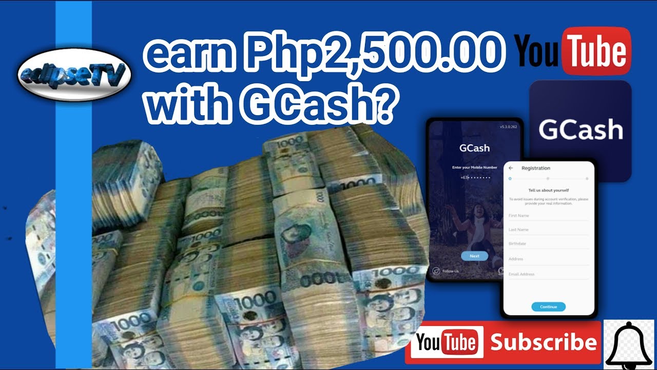 HOW TO | Add And Earn Money With GCash - YouTube