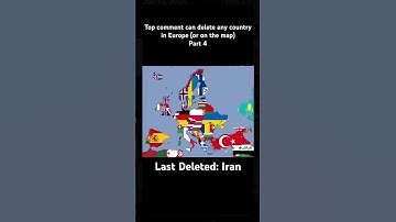 Top comment deletes any country in Europe #shorts #map #europe #country #fyp #viral