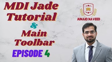 MDI Jade XRD analysis Software Main toolbar | M1L3 Jade Lecture | Episode 4