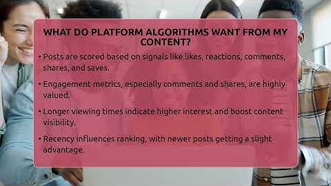 What Do Platform Algorithms Want From My Content? - Everyday-Networking