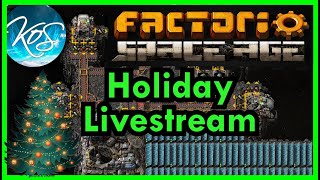 Factorio Holiday Live Stream - Space Age  - Hang Out With Us! @factorio #factorio