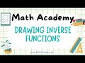 JC H2 Maths Tuition | Graphing a Function & Its Inverse Clearly (With GC & Key Features)