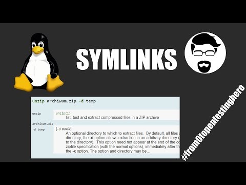 Unzip: how to properly extract files? Symlinks and zip
