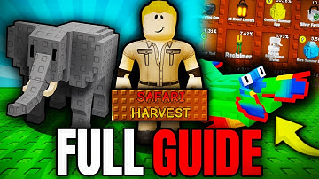 FULL GUIDE To The SAFARI HARVEST UPDATE In GROW A GARDEN Roblox!
