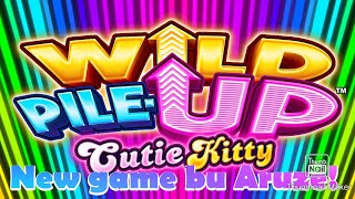 Wild Pile Up Cutie Kitty! New game by Aruze