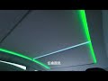 Installation Video for Model Y Juniper Electric Sunshade with voice activation and LED lighting