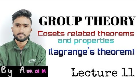 Properties of cosets|| Lagranges theorem #algebra #maths @Live_Study_Vlogs  #bsc #lucknowuniversity