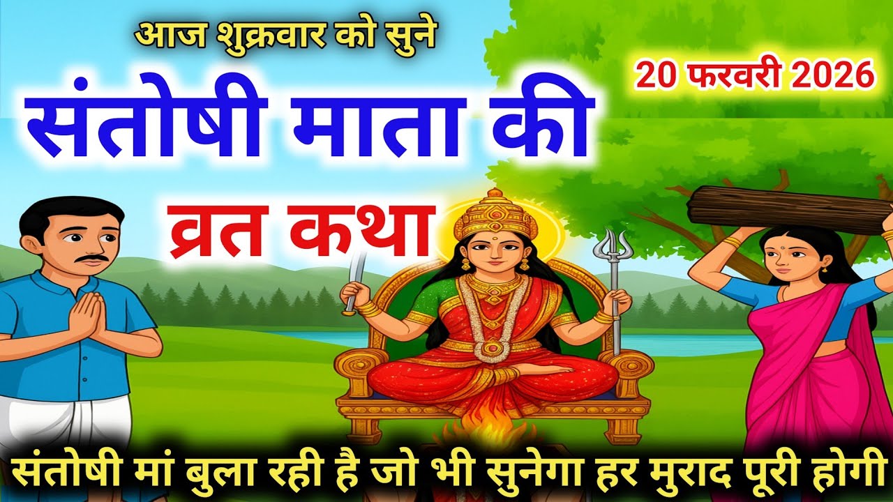शुक्रवार व्रत कथा - संतोषी माता व्रत कथा -Santoshi Mata Vrat Katha - Friday fasting story 