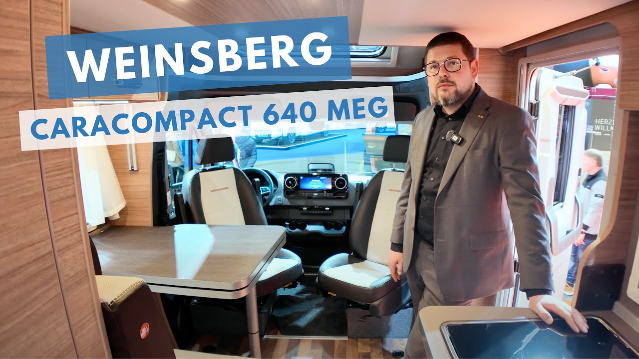 SCHÖNES WOHNMOBIL von KNAUS WEINSBERG CaraCompact 640 MEG EDITION PEPPER Mercedes-Benz