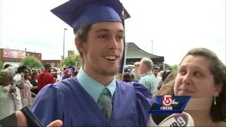 Soldier Dad Surprises Son At High School Graduation