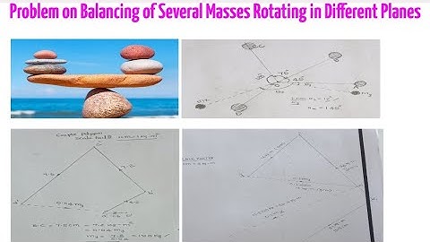 Problem on Balancing of Several Masses Rotating in Different Planes