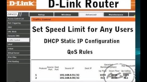 Speed Limit/Bandwidth Control on Dlink Router. Bangla Video.