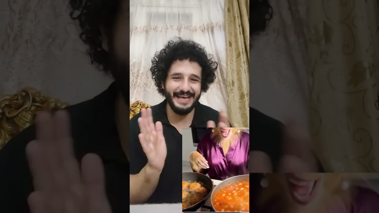 امي مش في البيت وانا جعان ف قررت اعمل اكل بنفسي ..