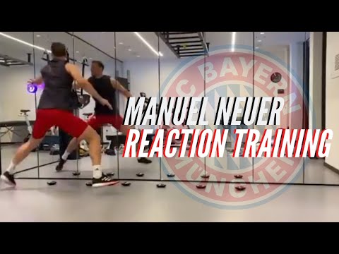 Manuel Neuer Reaction Training from Home - Goalkeeper Reaction Drills