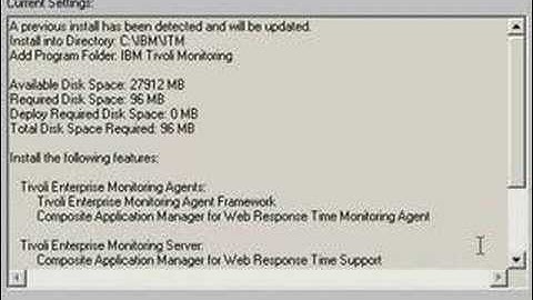 ITCAM for RT V6.2 Web Response Time Agent Installation