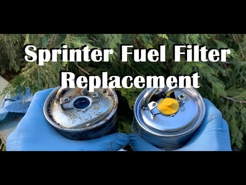 07-13 Sprinter van fuel filter replacement - YouTube 06 sprinter van fuel filter 