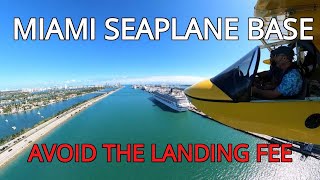 Chased by a police boat for $100 landing fee? SeaRey in Miami Seaplane Base (Flight Vlog #30)