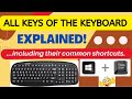 All Keys of the Keyboard Explained! ...Including their Common Shortcuts (Digital School)