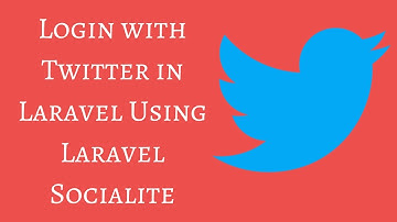 Login with Twitter in Laravel Using Laravel Socialite