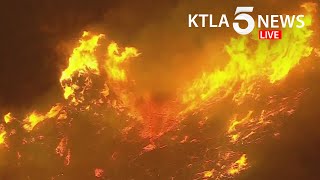 Apple Fire explodes to 700 acres north of Beaumont