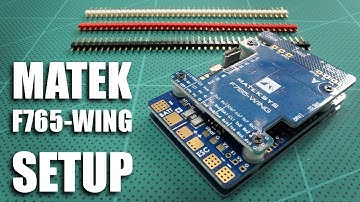 Matek F765-Wing Setup. Air Speed sensor. R-X8R Rx